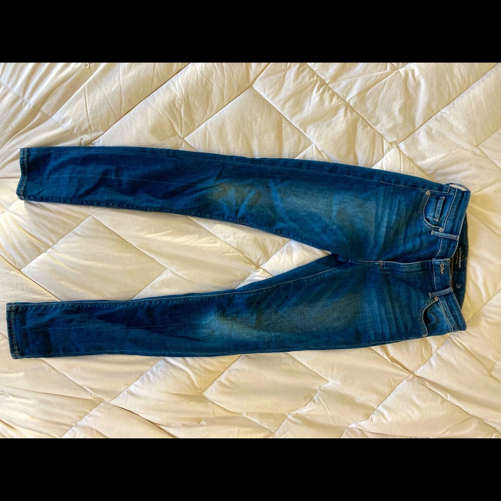 ✨ Lucky Brand High Rise Skinny Jeans✨ Dark Wash ✨ Size 26✨